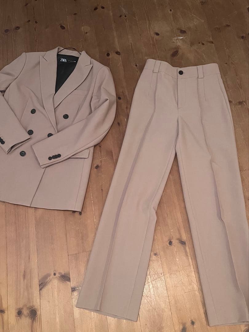 ZARA ザラ　パンツスーツ　セットアップブレザージャケットパンツセット美品