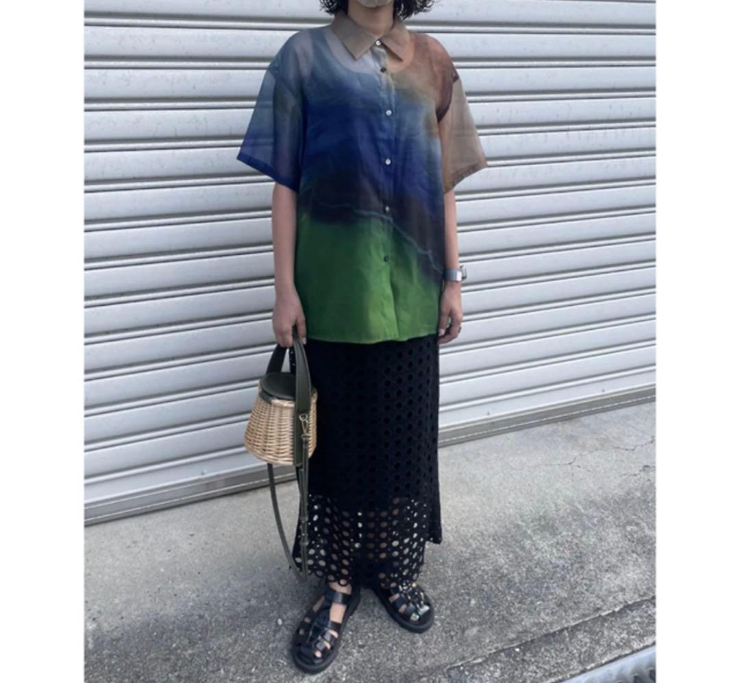 メゾンスペシャル ideas and PAINTING プリントシャツ