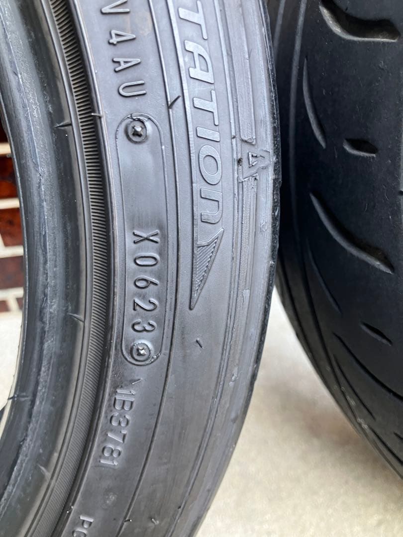 ダンロップディレッツァZ3 165/50R15 バリ溝2本セット① 23年製