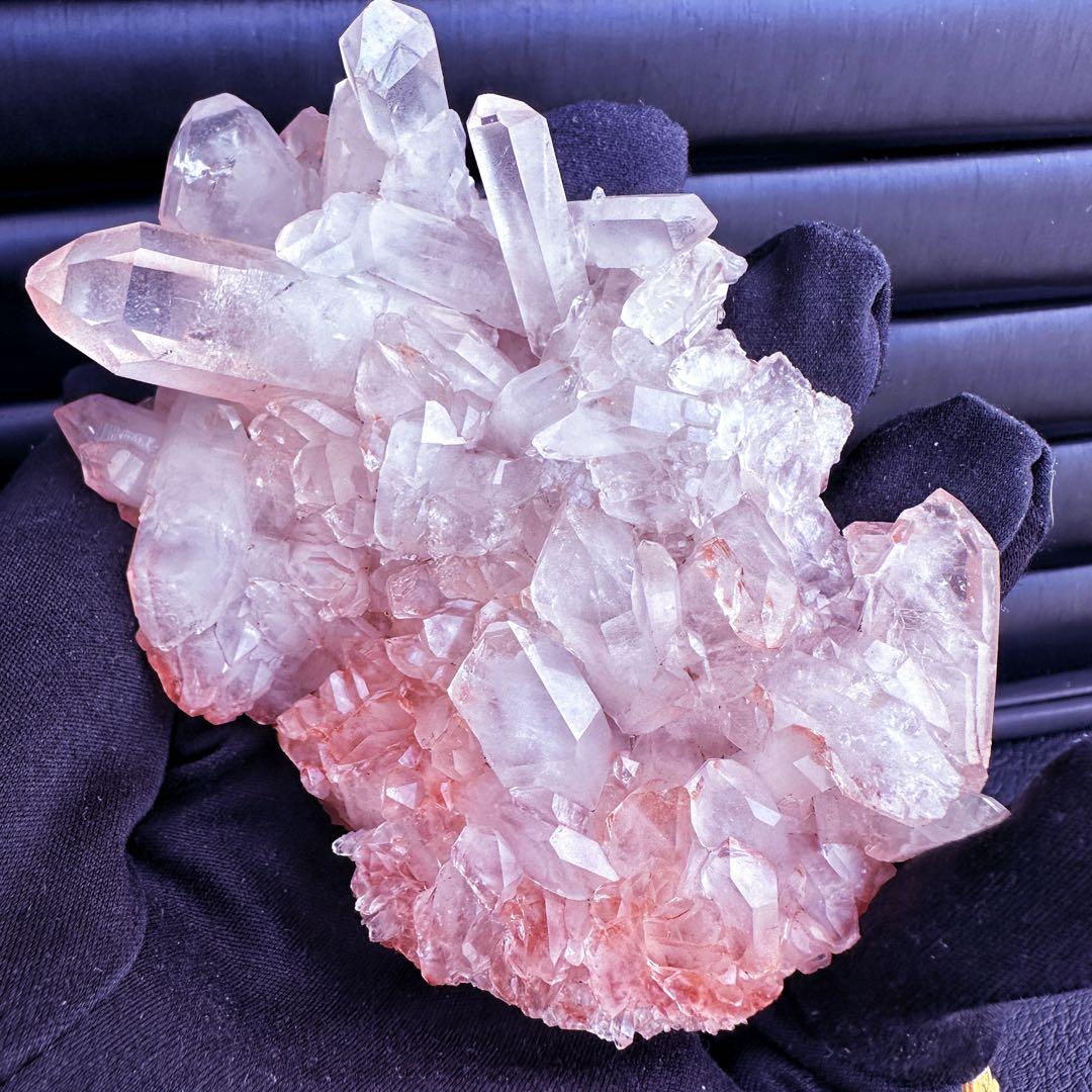 爆レア❗️浄化❗️超綺麗♡超強いパワー ピンク ヒマラヤ クラスター天然石A1550