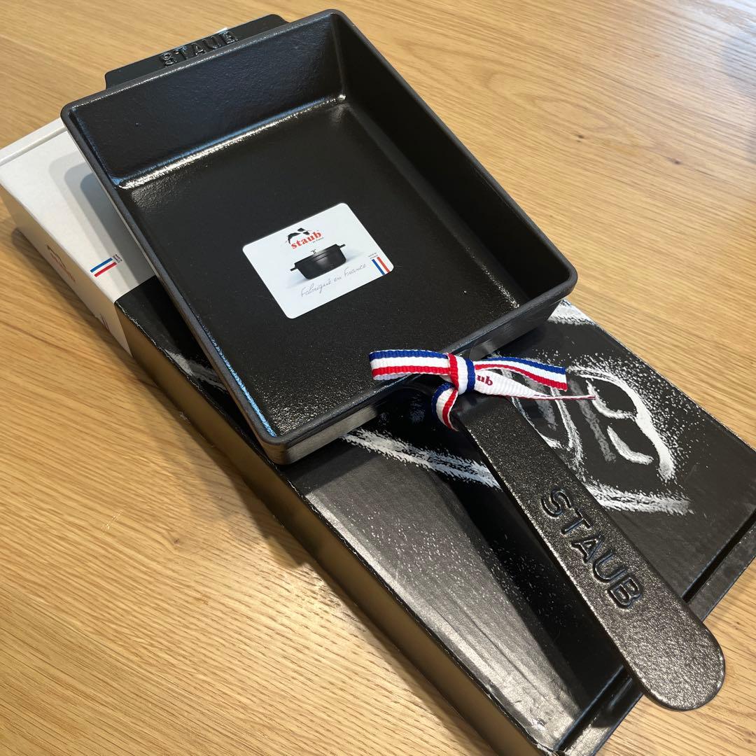 ストウブ　片手スクエアパン　エッグパン