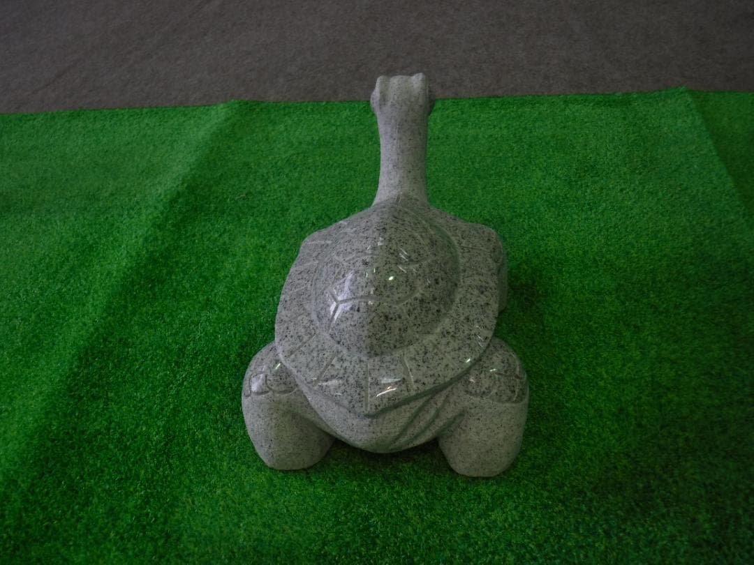 亀　彫刻品