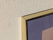 【真作】書　優雅な和歌書額装　仮名書アート　平安の雅を映す書道作品　Y174