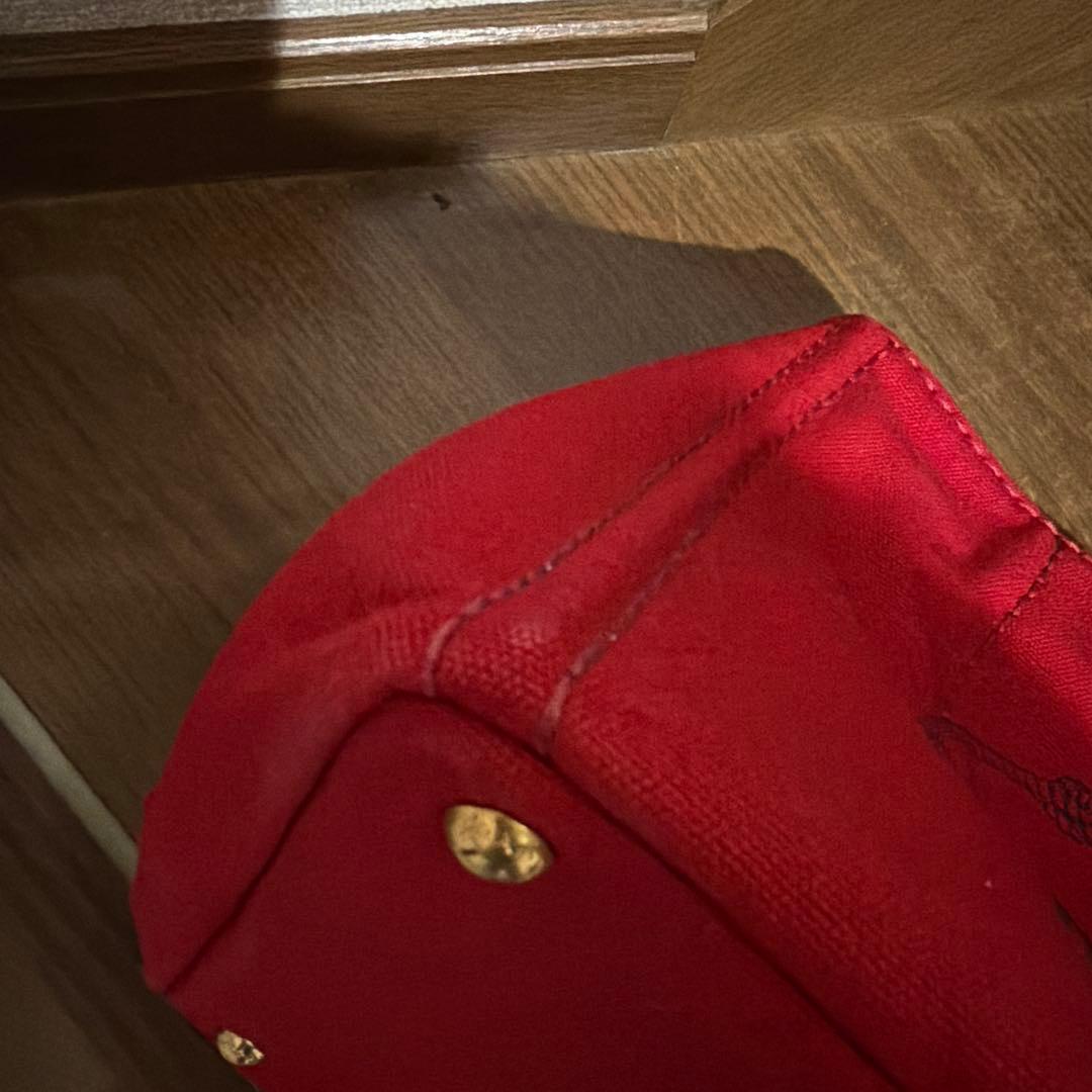 PRADA レッド トートバッグ