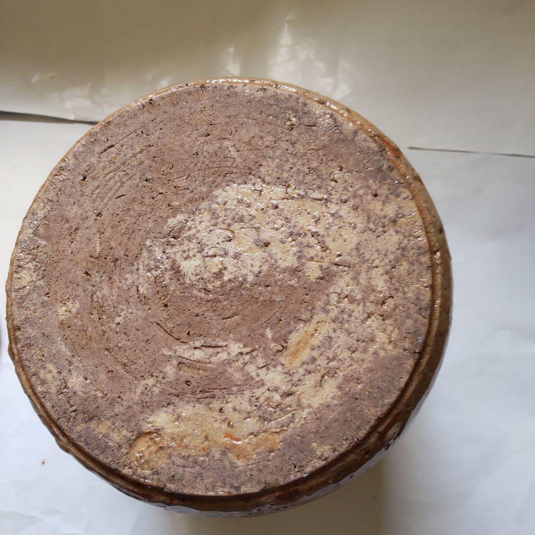 薩摩焼 水指 吉永晶竿 作 共箱 茶道具 茶器 美品 です。