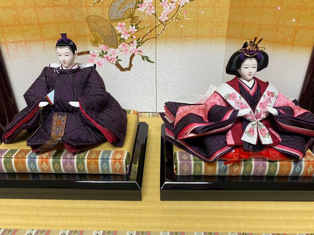 東京久月　雛人形　親王飾り収納セット　頭：元光　作・本胴本仕立て　京雛