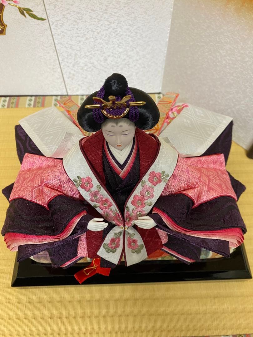 東京久月　雛人形　親王飾り収納セット　頭：元光　作・本胴本仕立て　京雛