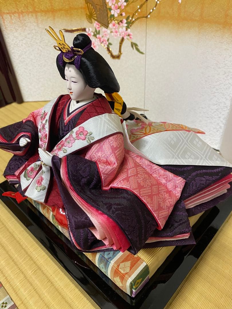 東京久月　雛人形　親王飾り収納セット　頭：元光　作・本胴本仕立て　京雛