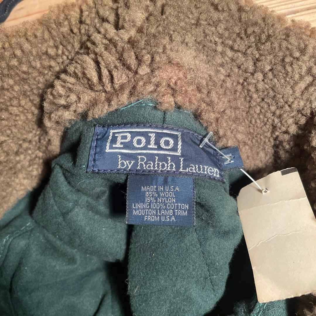 POLO Ralph Lauren チェックフライトキャップ USA製 90s
