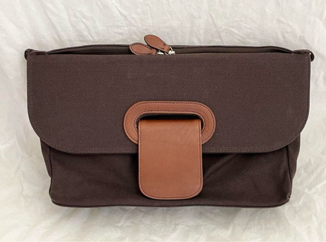 BROMPTON用　キャンバスと本革のマルチトートバッグ　未使用