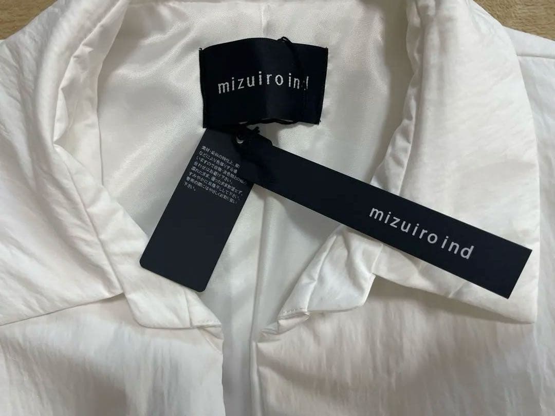新品!! 2025AW mizuiro ind ワイドパディングシャツジャケット