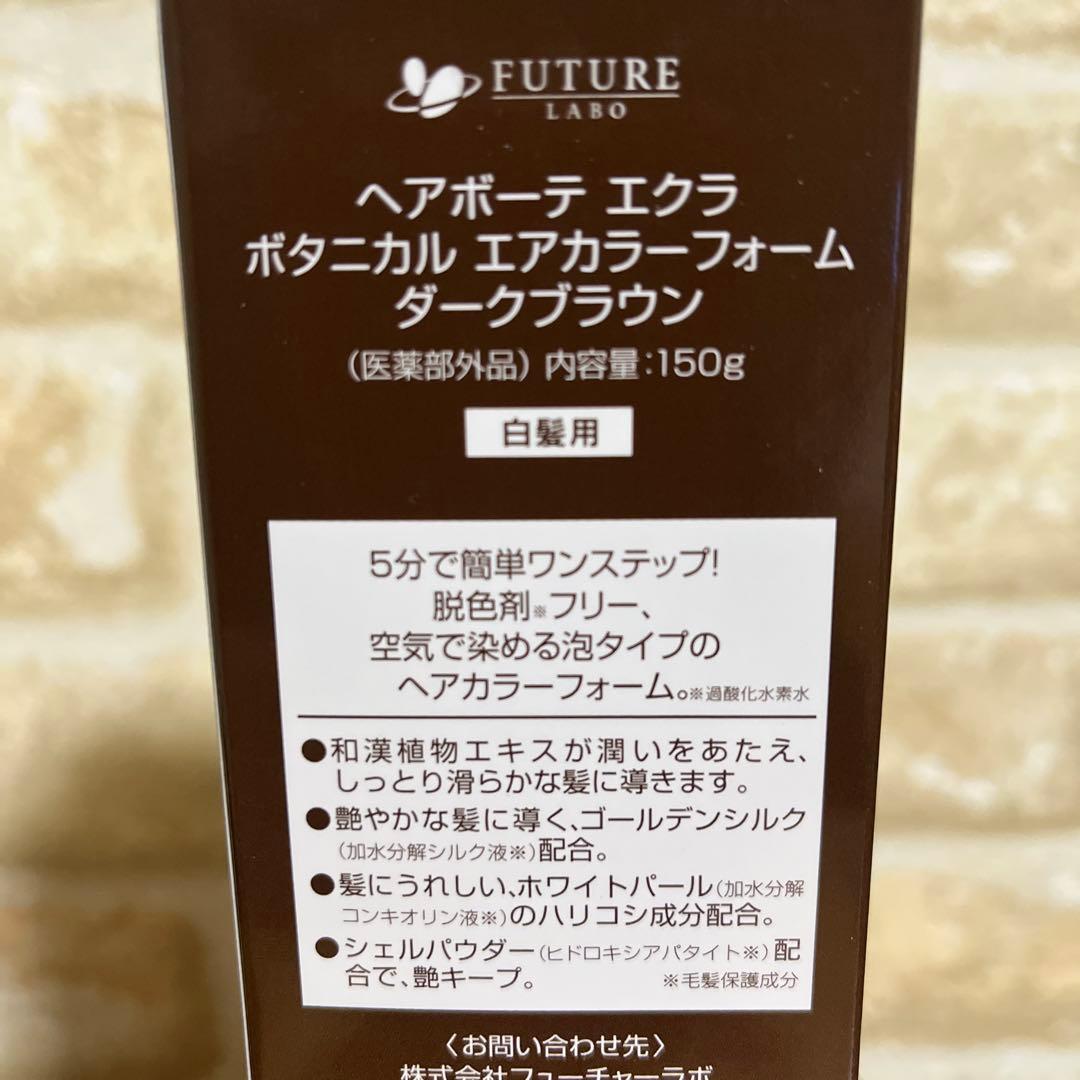 ヘアボーテエクラ　ボタニカル　エアカラーフォーム　ブラウン　150g×2セット❗️