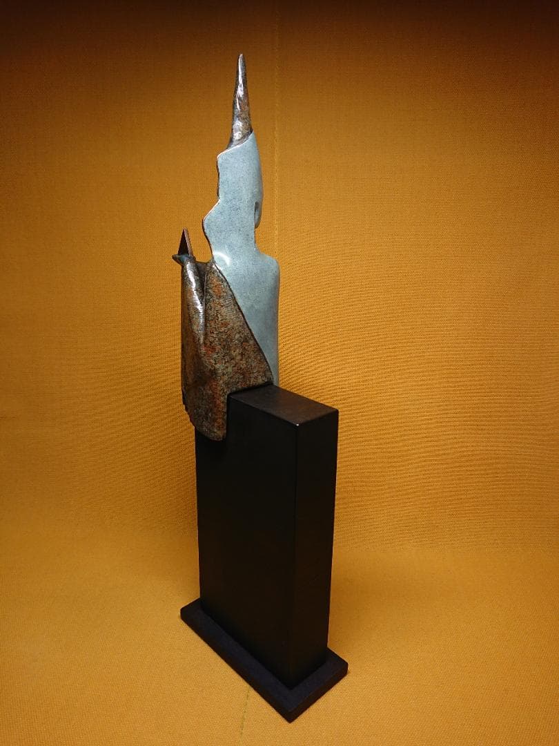 【美品】ブロンズ像　アート　銅像　西洋美術　置物　工芸品　美術品　A2871