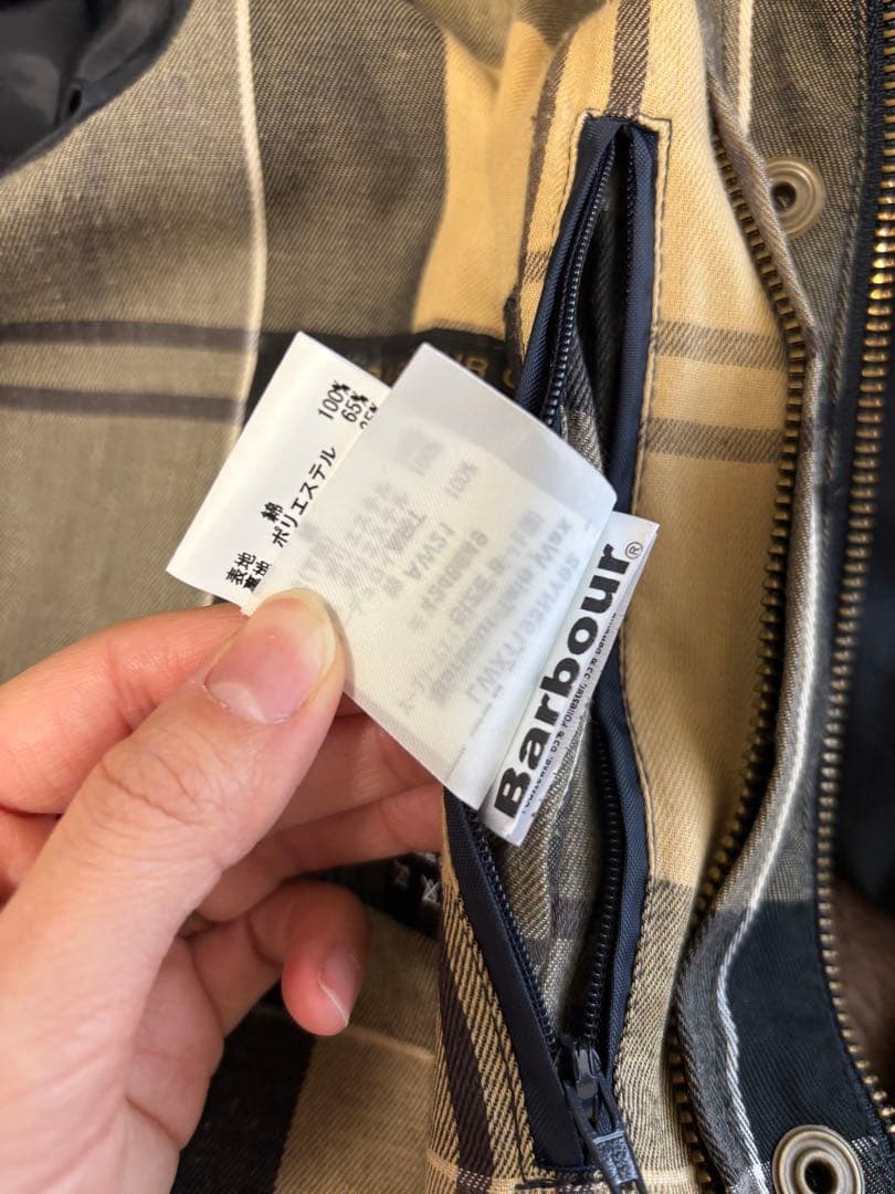 s*u様 レディース Barbour オイルジャケット ネイビー