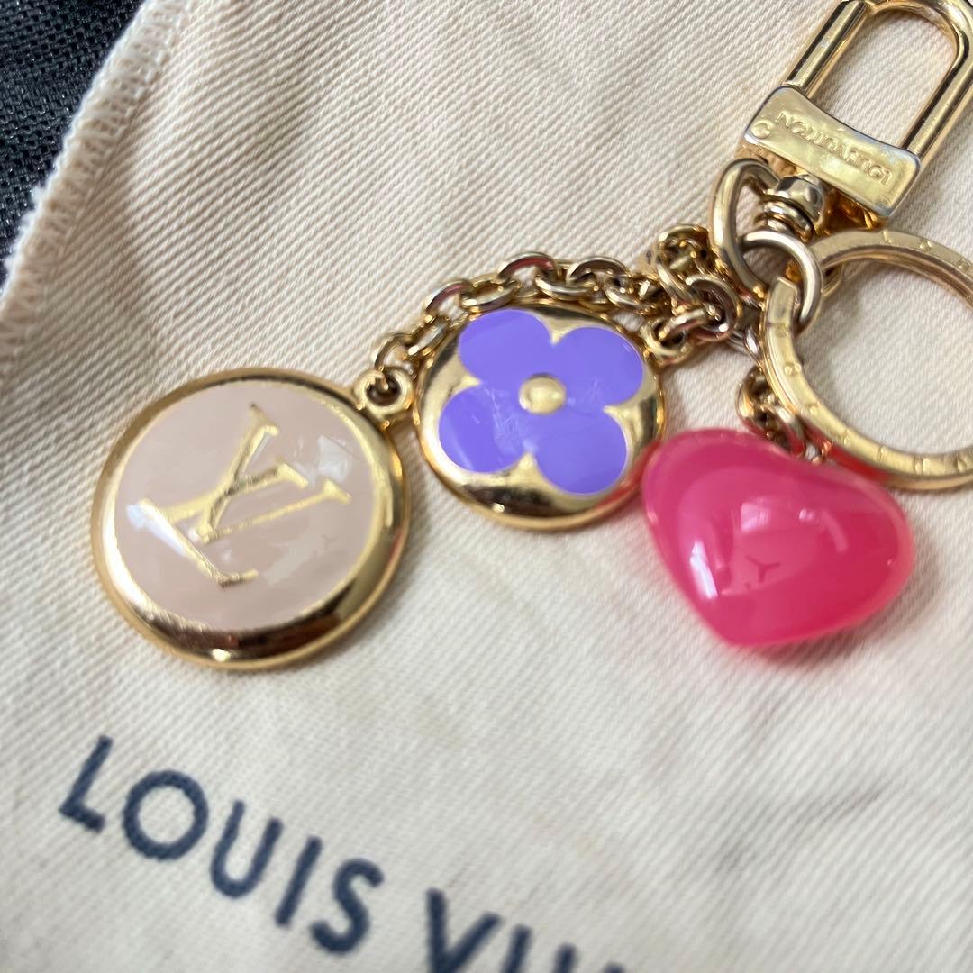 ルイヴィトン ポルトクレ LV エネーモード キーホルダー　バッグチャーム　金