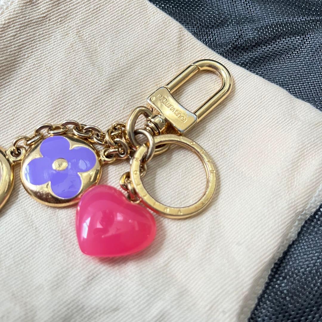 ルイヴィトン ポルトクレ LV エネーモード キーホルダー　バッグチャーム　金