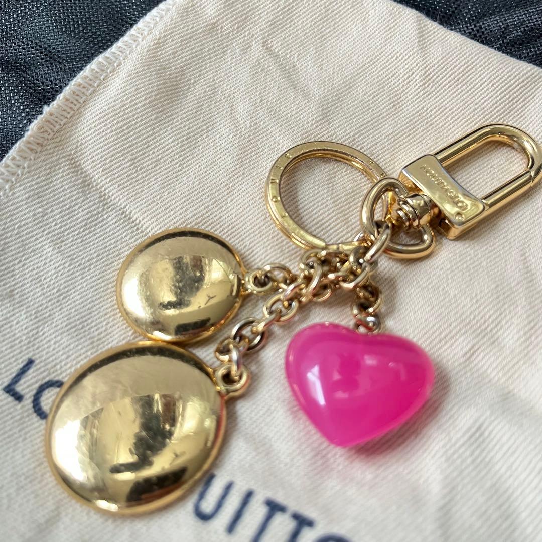ルイヴィトン ポルトクレ LV エネーモード キーホルダー　バッグチャーム　金