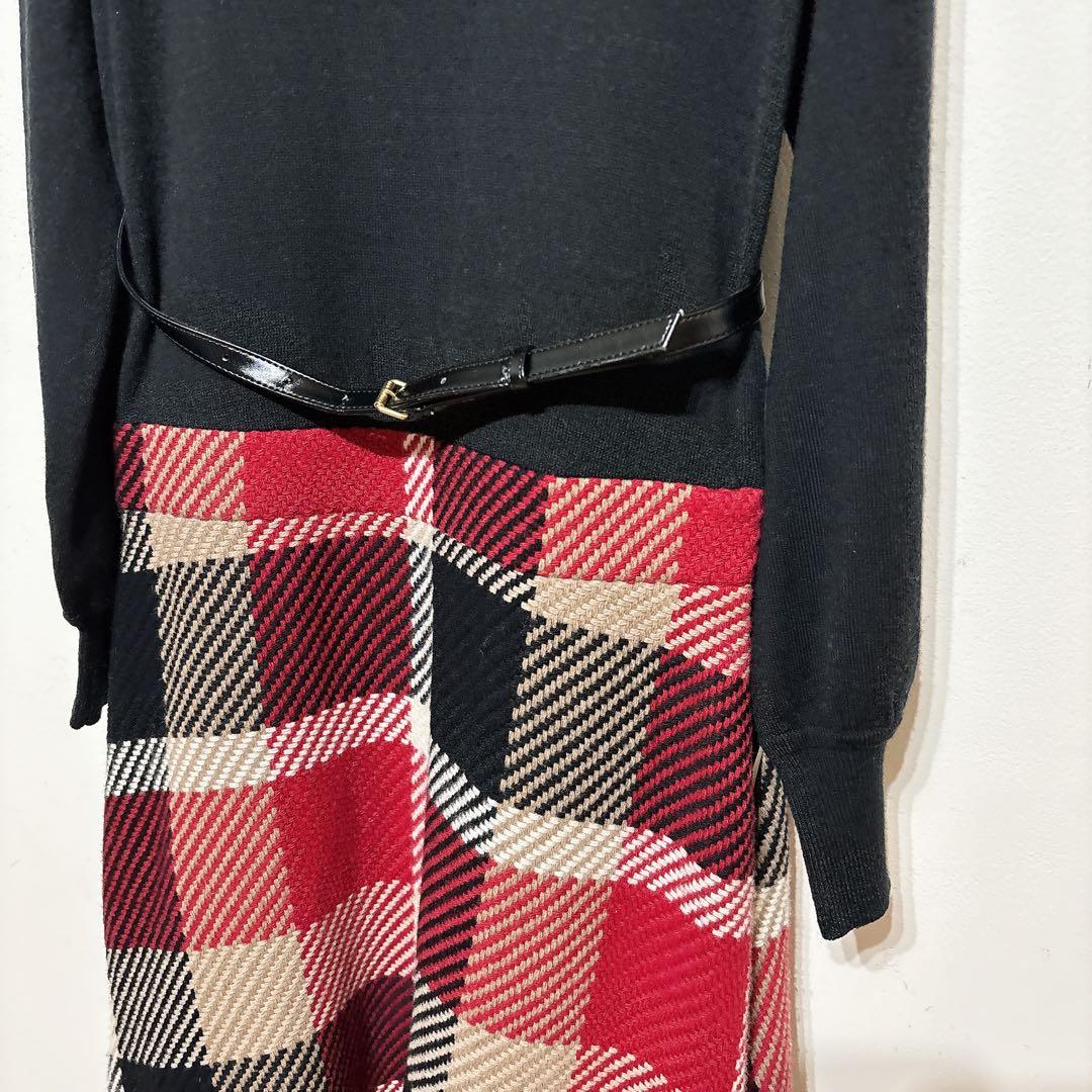 希少✨本田翼着用 完売品 BLUE LABEL　ドッキングワンピース　チェック