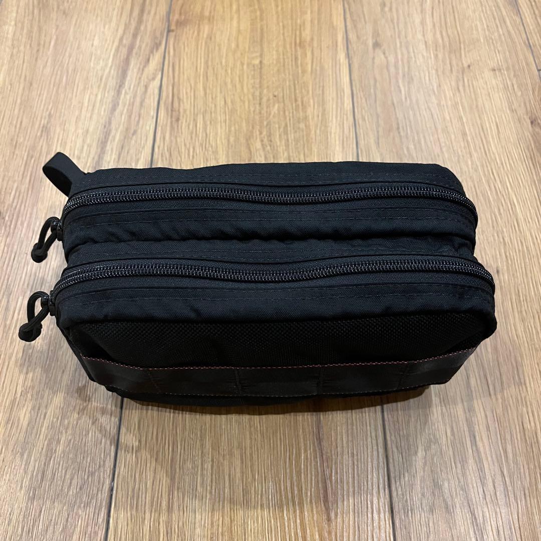 【極美品・廃盤】ブリーフィング DOUBLE ZIP POUCH アメリカ製