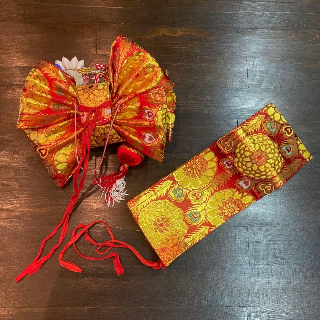 アンティーク 大正ロマン 七五三 七歳 着物 作り帯 小物一式 フルセット 蝶々