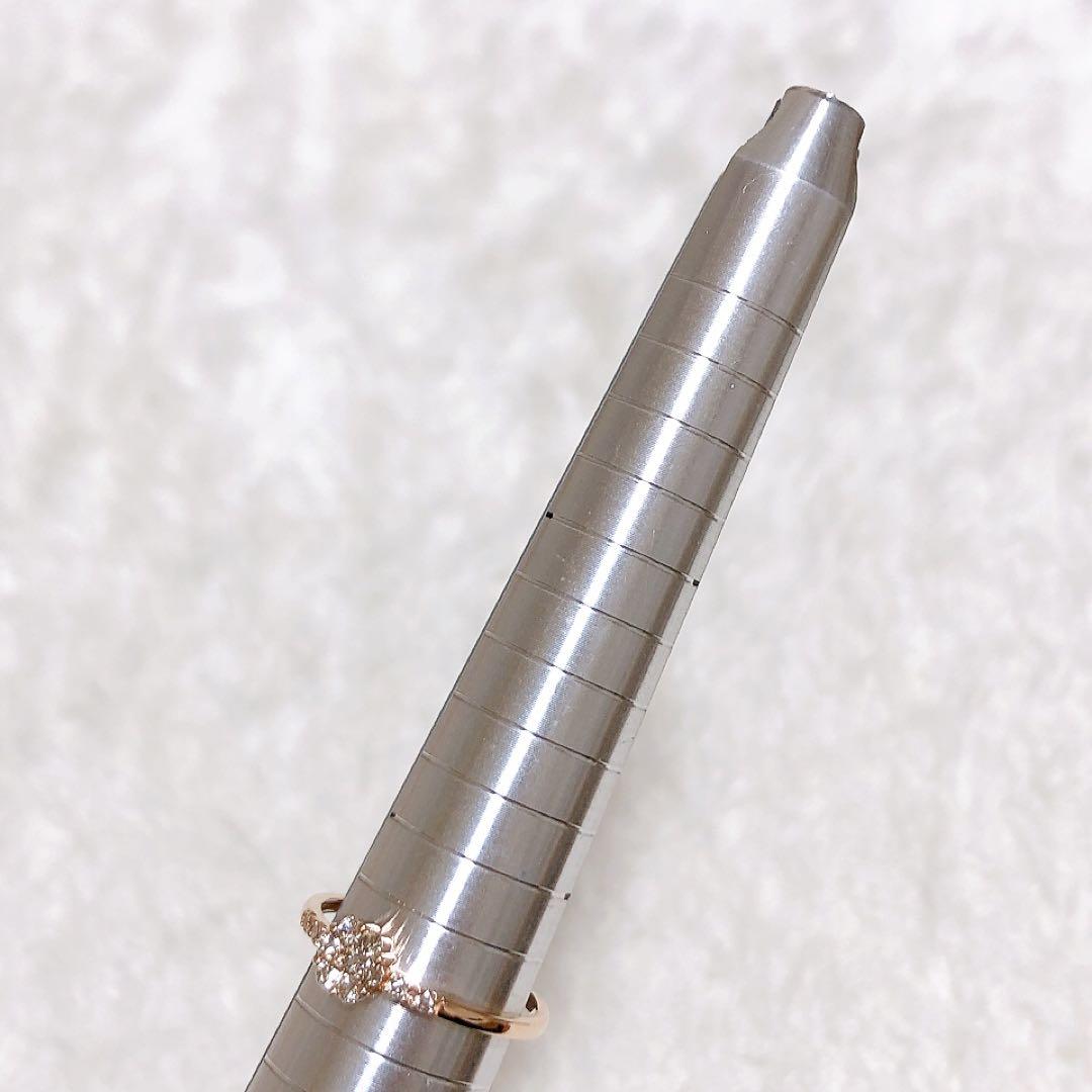 ESTELLE K10 ダイヤモンド　ピンクゴールド　リング