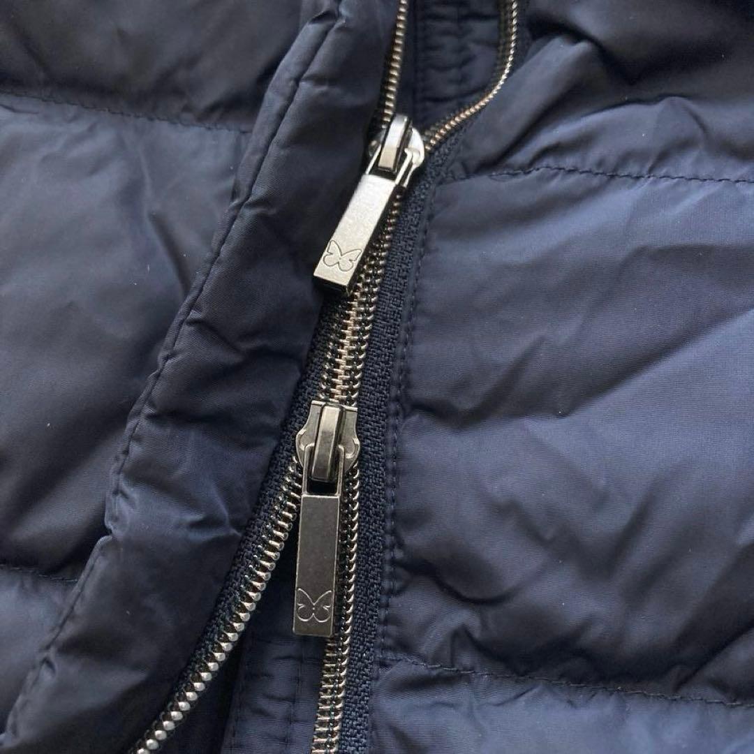 ま*か様 【2WAY】MaxMara　ダッフルダウンコート Aライン ベルト 紺