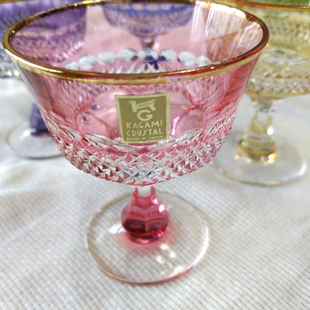 KAGAMI CRYSTAL クリスタルグラス 5個セット
