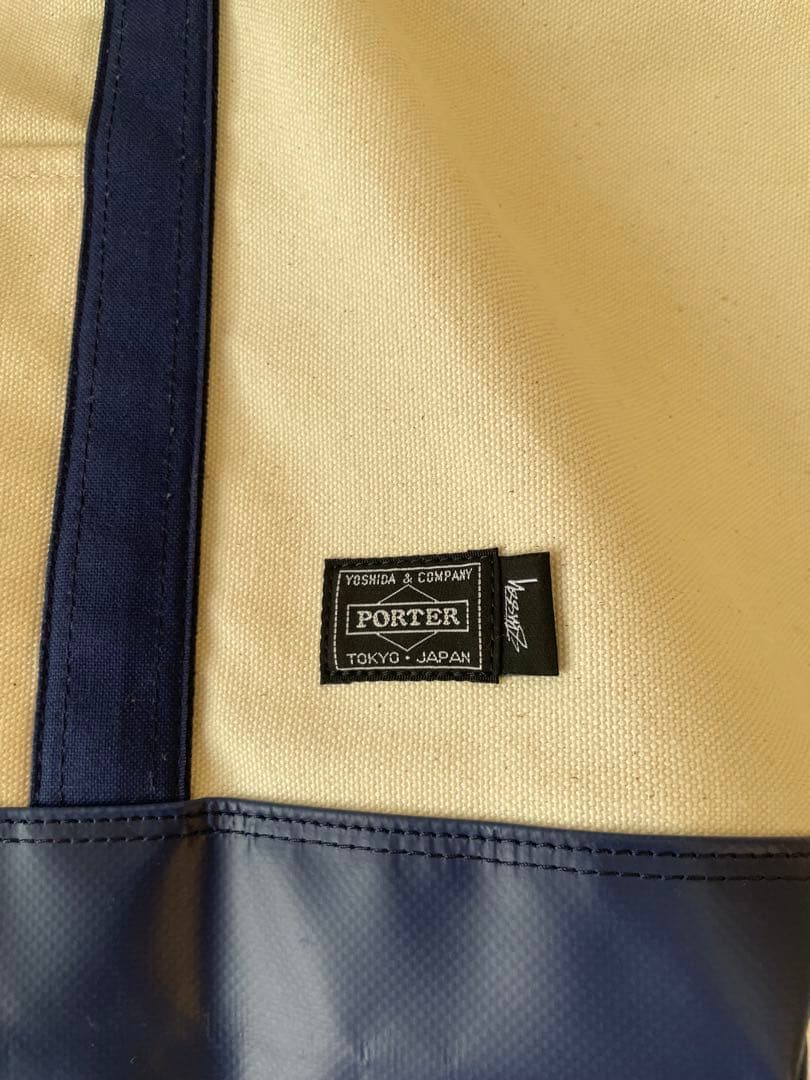 美品 stussy × PORTERポーター トートバッグ ポーチ付