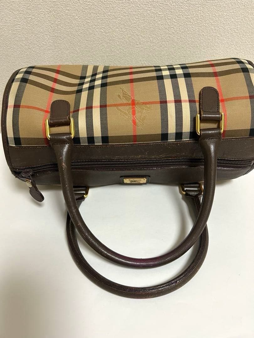 Burberry バーバリー チェック柄 ノバチェック ダッフルバッグ
