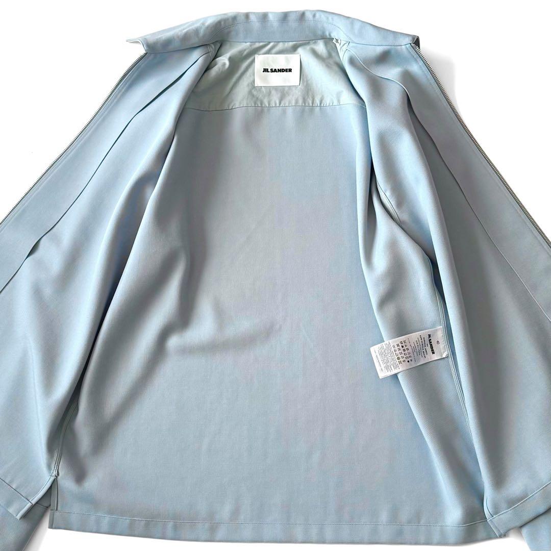 【23SS】JIL SANDER ジップアップ シャツジャケット ブルゾン 40