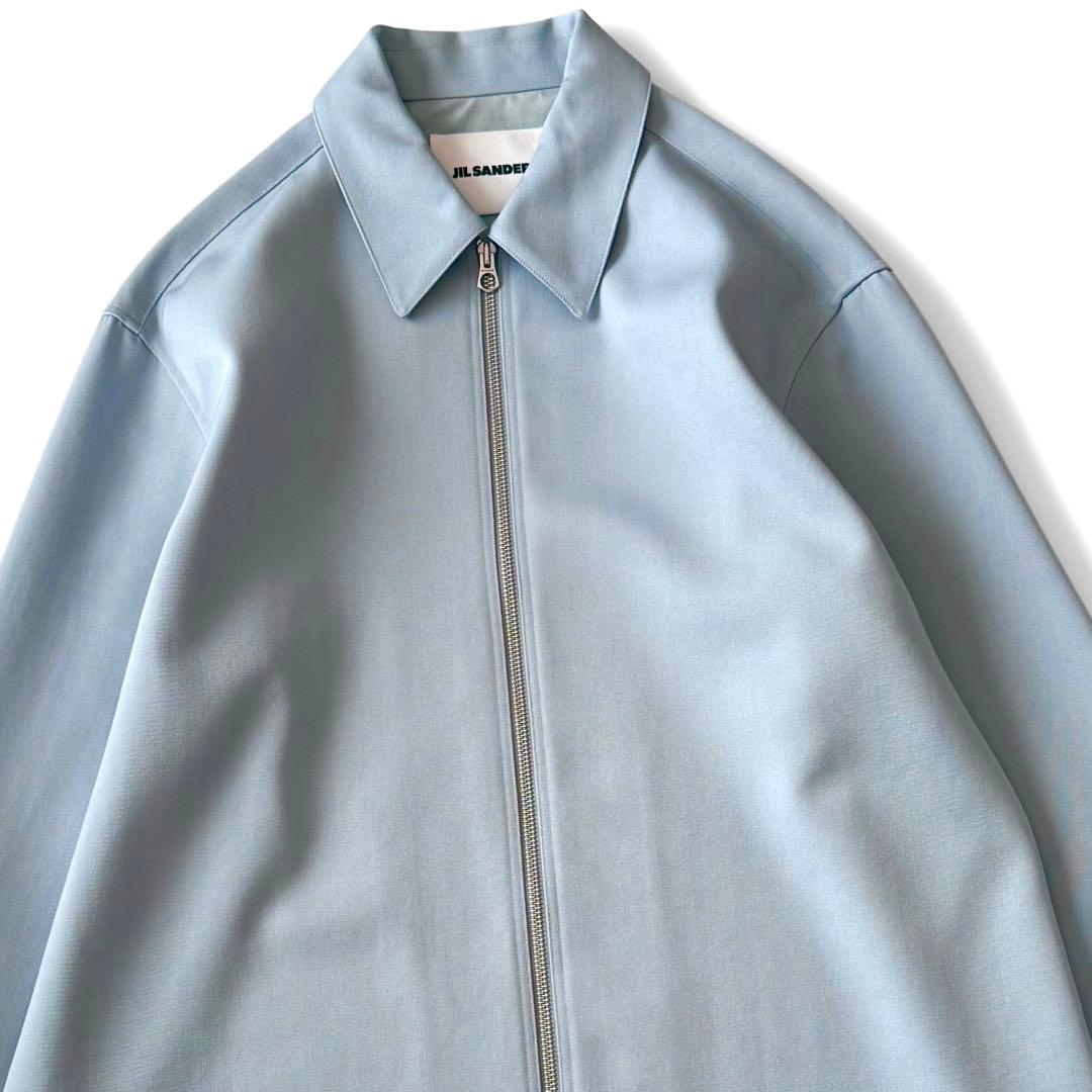 【23SS】JIL SANDER ジップアップ シャツジャケット ブルゾン 40
