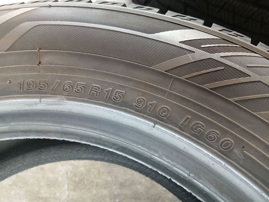 送料無料ヨコハマアイスガードIG60 195/65R15 2023年製造 2本