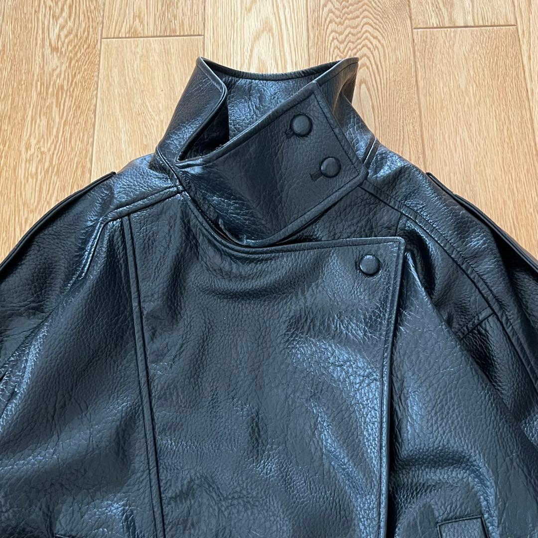 ZARA レザージャケット　ysl似