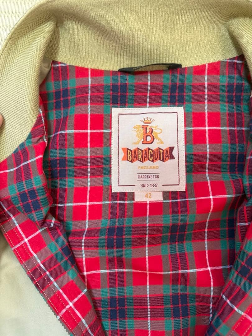 バラクータ BARACUTA G9 ハリントンジャケット　サイズ42