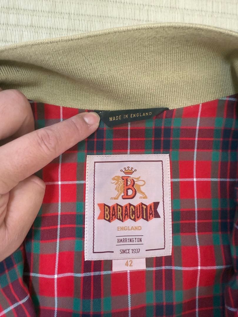 バラクータ BARACUTA G9 ハリントンジャケット　サイズ42