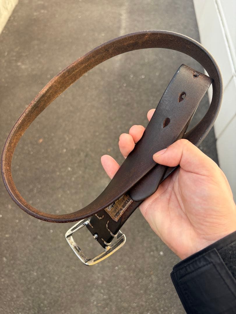 vintage works レザーベルト