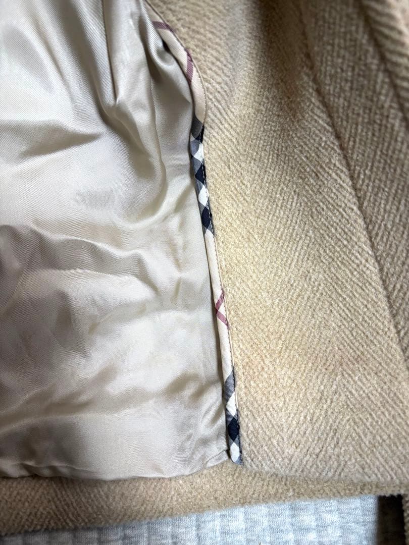 最終価格Burberryバーバリー ダッフルコート ベージュ 40サイズ