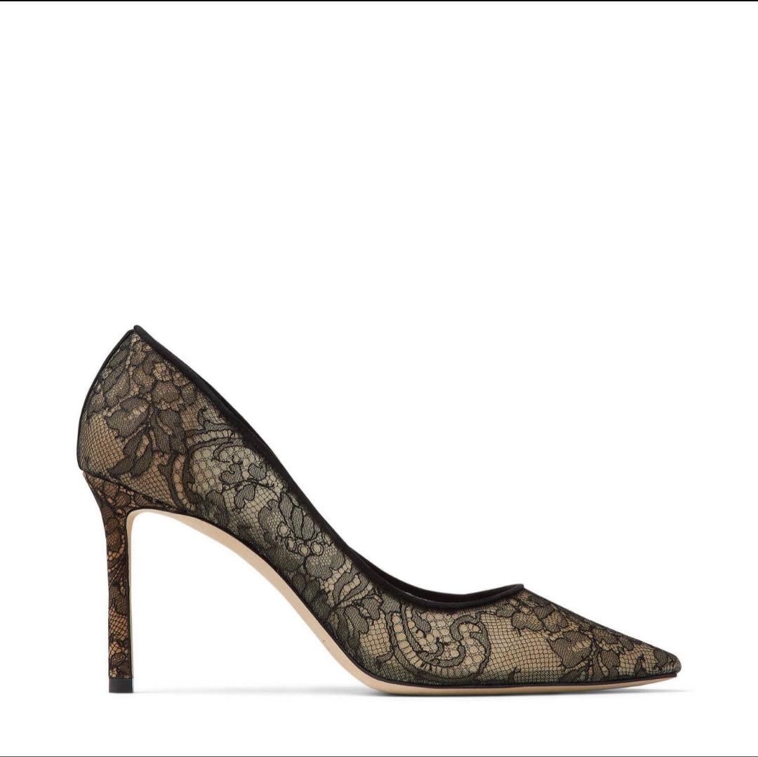 JIMMY CHOO ROMYレースパンプス　36 1/2