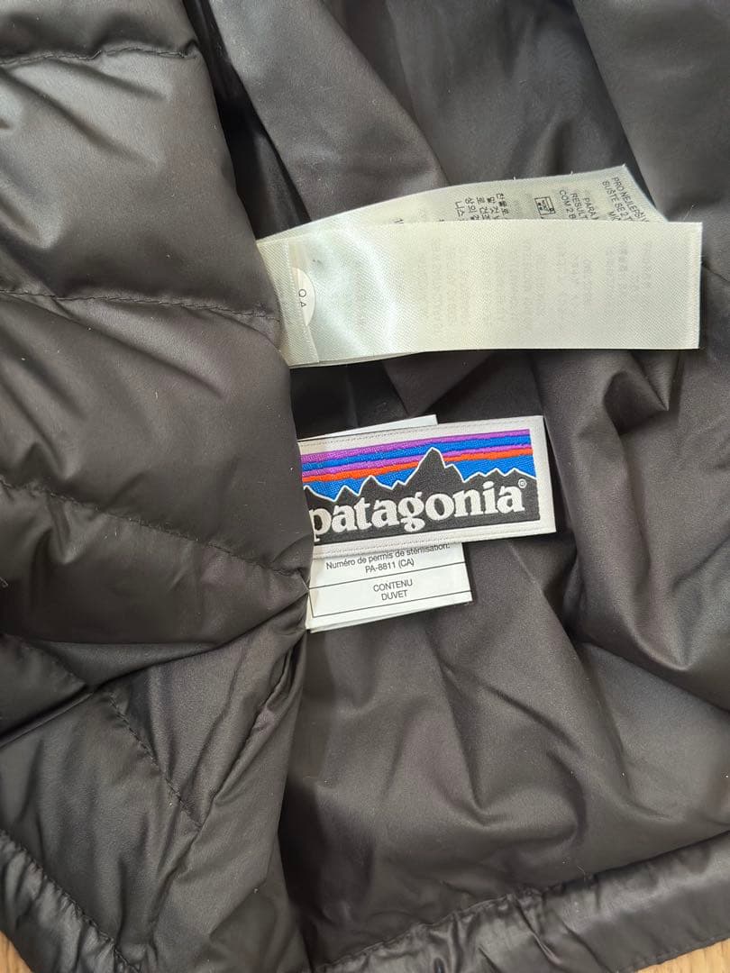 新品タグ付き　Patagonia ブラック ダウンジャケット　XXL