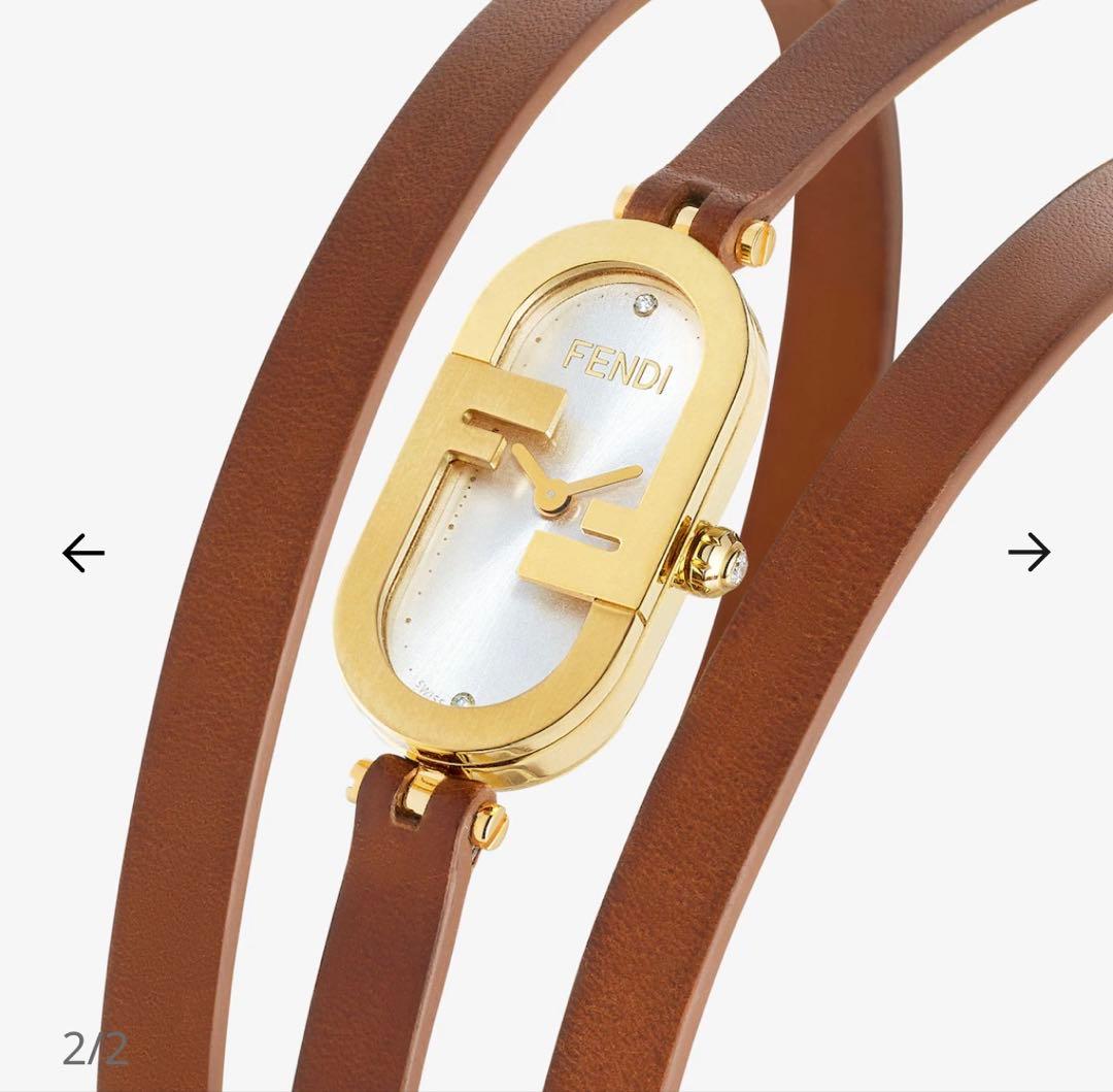 FENDI オーロック 時計 ブラウン