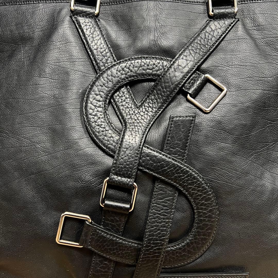 正規イヴサンローラン ysl メンズレザー トートバッグ vavin tote