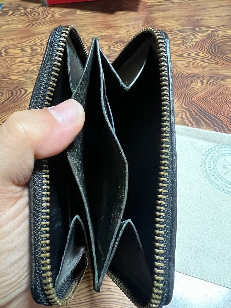 moto パイソン財布　モトレザー