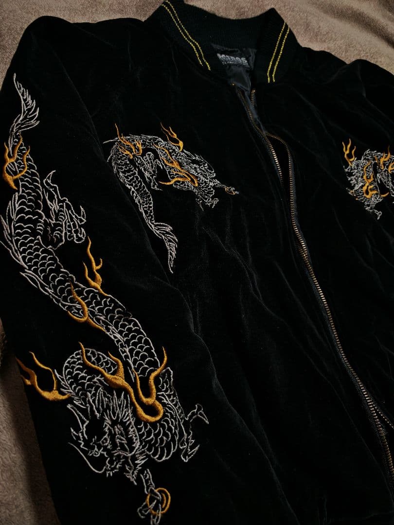 BARCEDOS 別珍 龍 日本限定 スカジャン unisex vintage