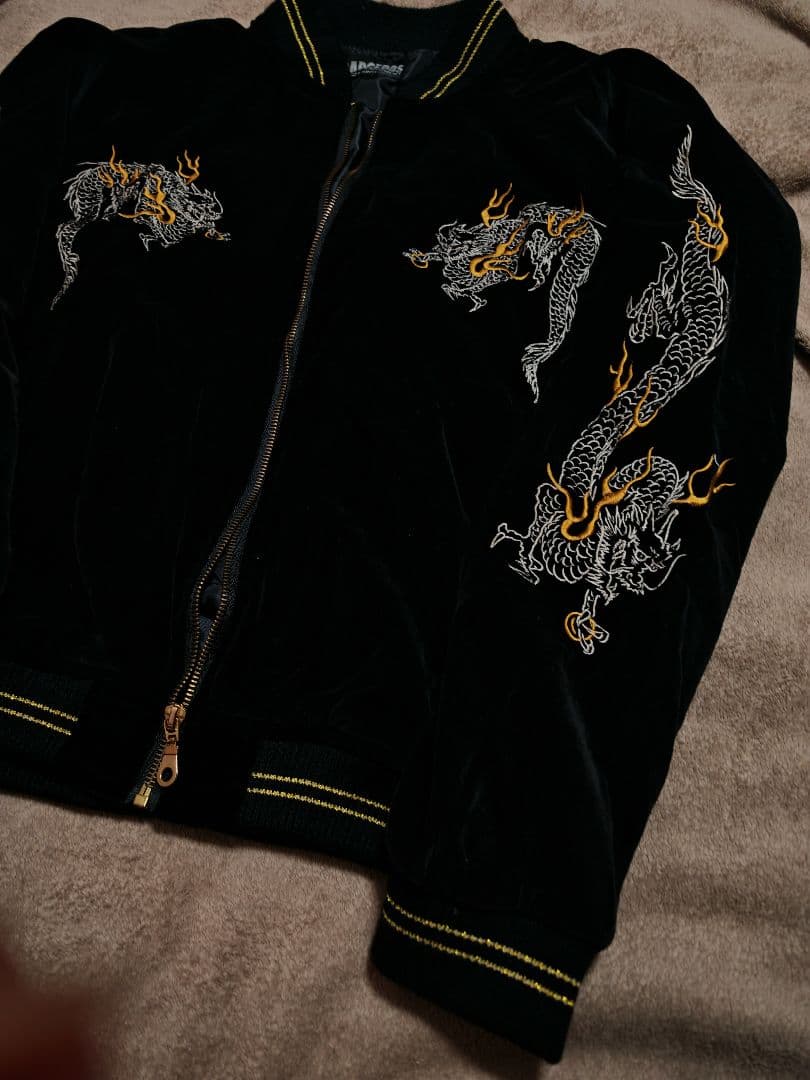BARCEDOS 別珍 龍 日本限定 スカジャン unisex vintage