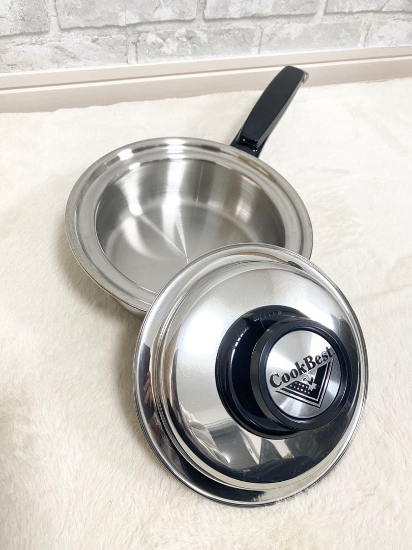 CookBest クックベスト IH対応 片手鍋 浅型フライパン 未使用