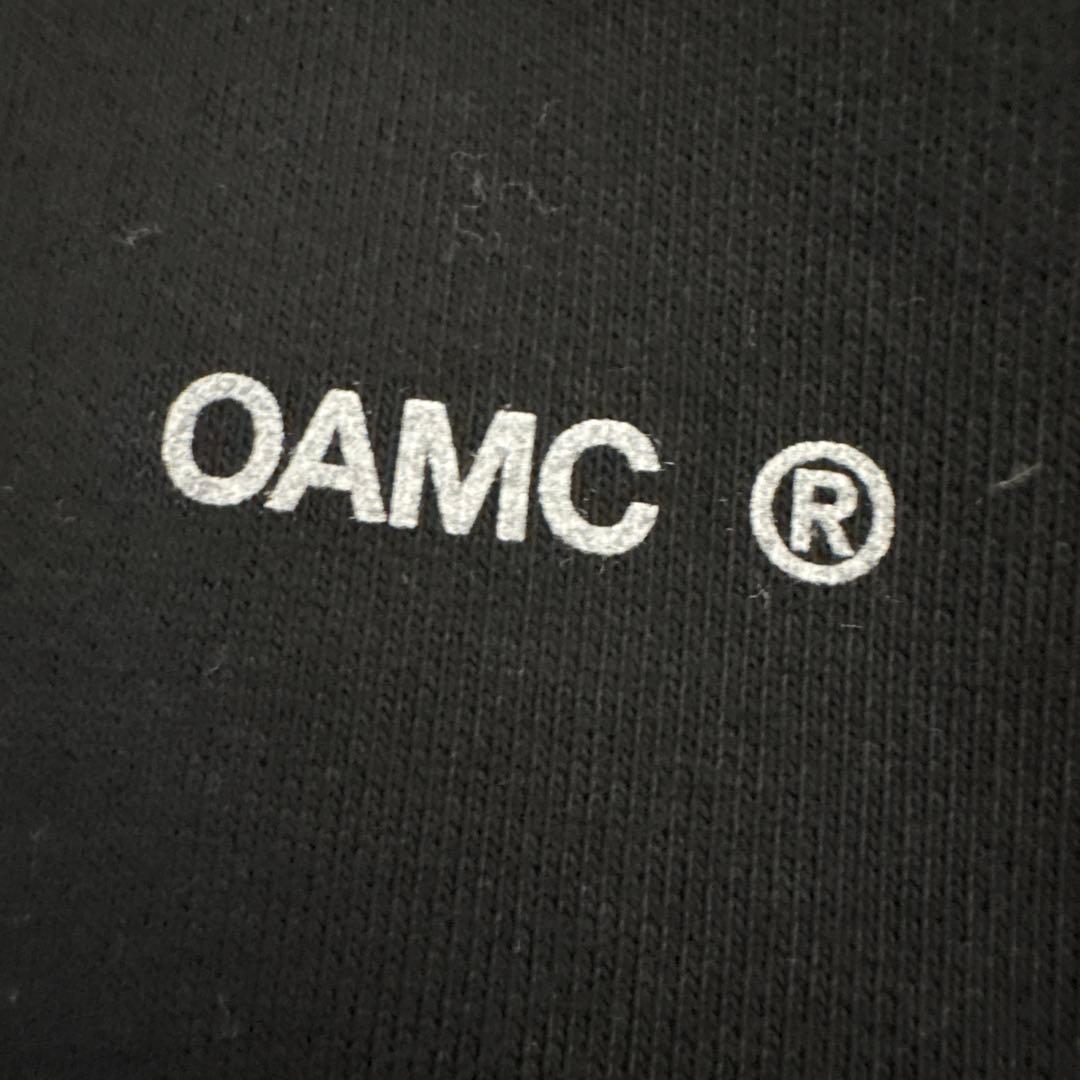 OAMC ブラックパーカー フロントポケット付き　オーエーエムシー 大人気商品