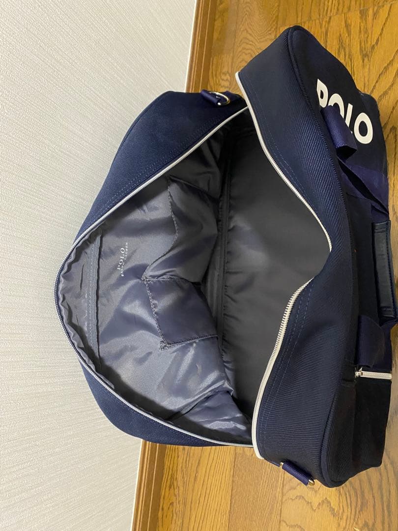 Polo ネイビー ボストンバッグ