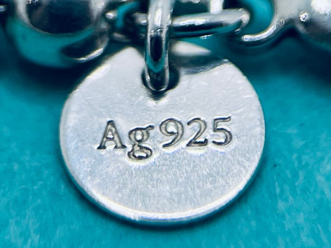 h781 美品　ティファニー　リターントゥ　ミニハート　タグ　ブレスレット925