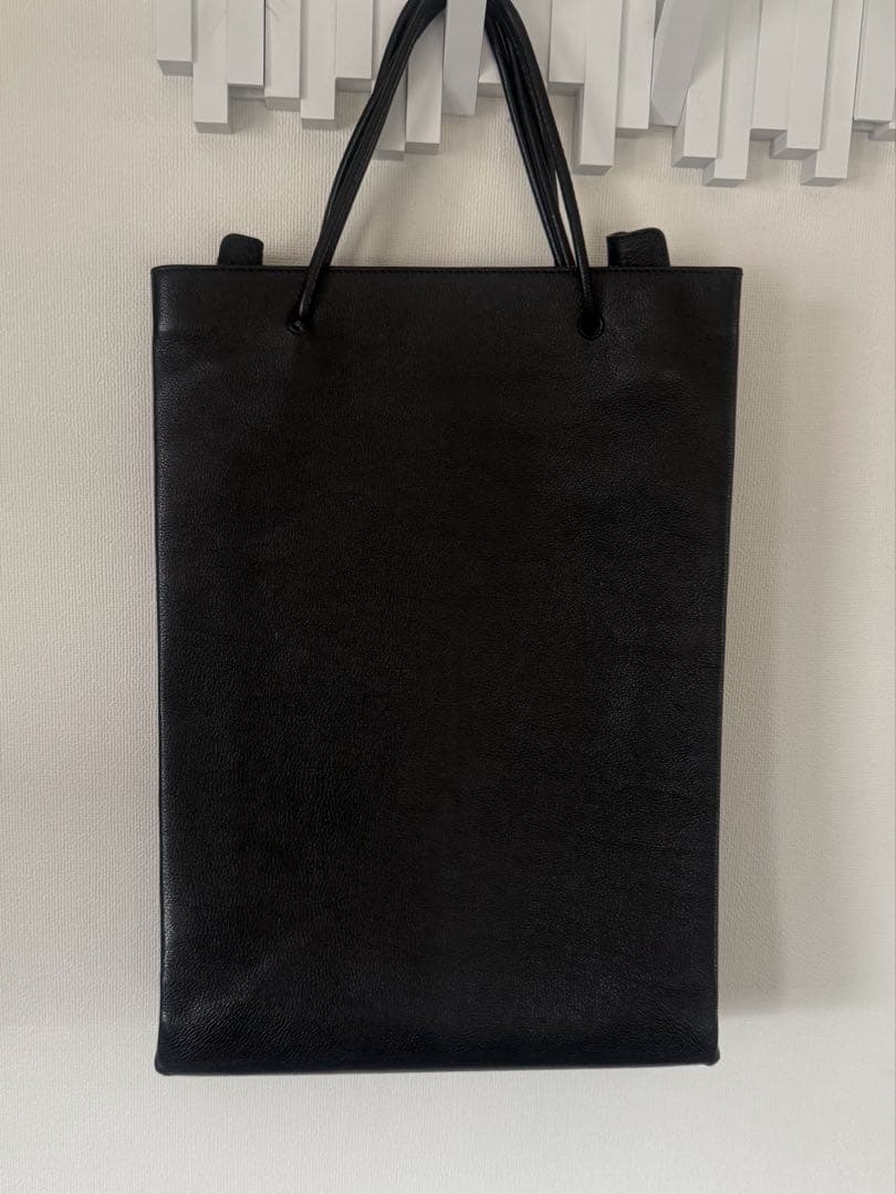 BALENCIAGA ノースサウス　ショッピングバック　ブラック トートバッグ