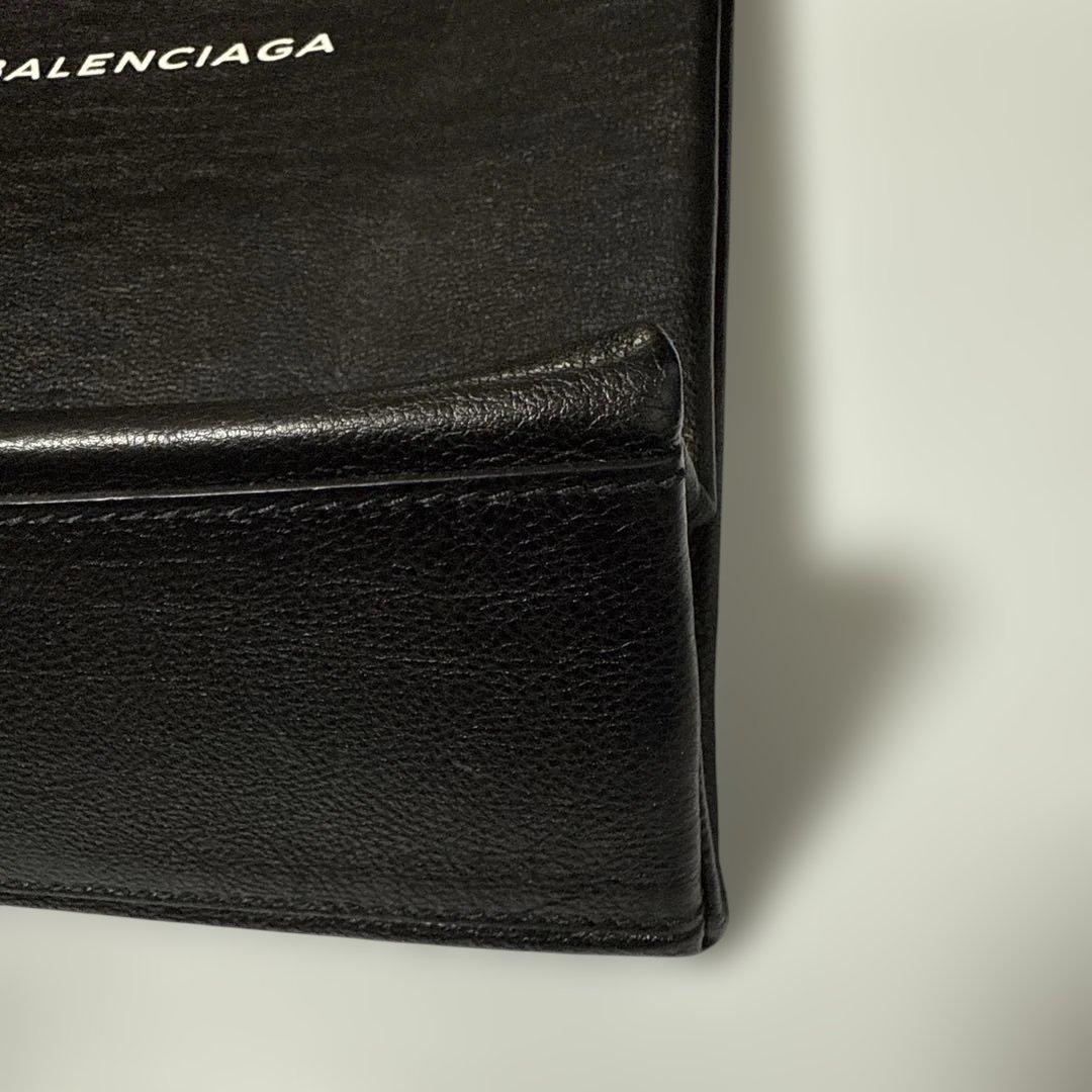 BALENCIAGA ノースサウス　ショッピングバック　ブラック トートバッグ